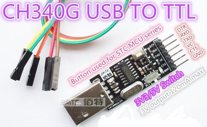 Pevodnk USB -> RS232 TTL 3,3V / 5V - Kliknutm na obrzek zavete